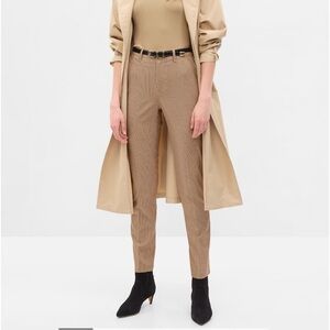 NWT Gap Mid Rise Downtown Trousers - Plaid 0